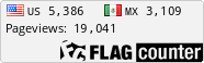 Contador con banderas del mundo