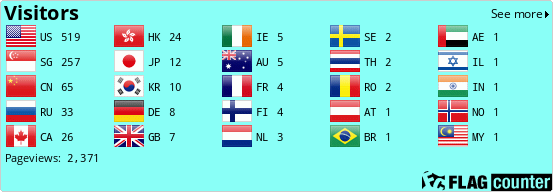 Flag Counter widget