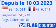france-webcams.fr est inscrit sur le Flag Counter depuis le 10-03-2023